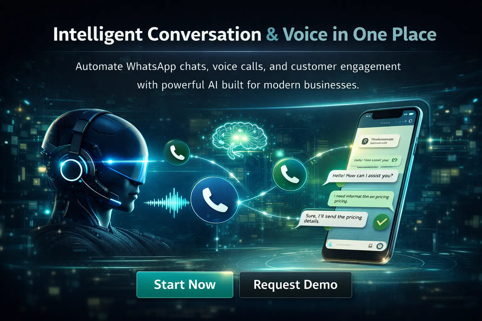 AI voice call and unified inbox - manage voice and chat in one place - BestSmsBulk