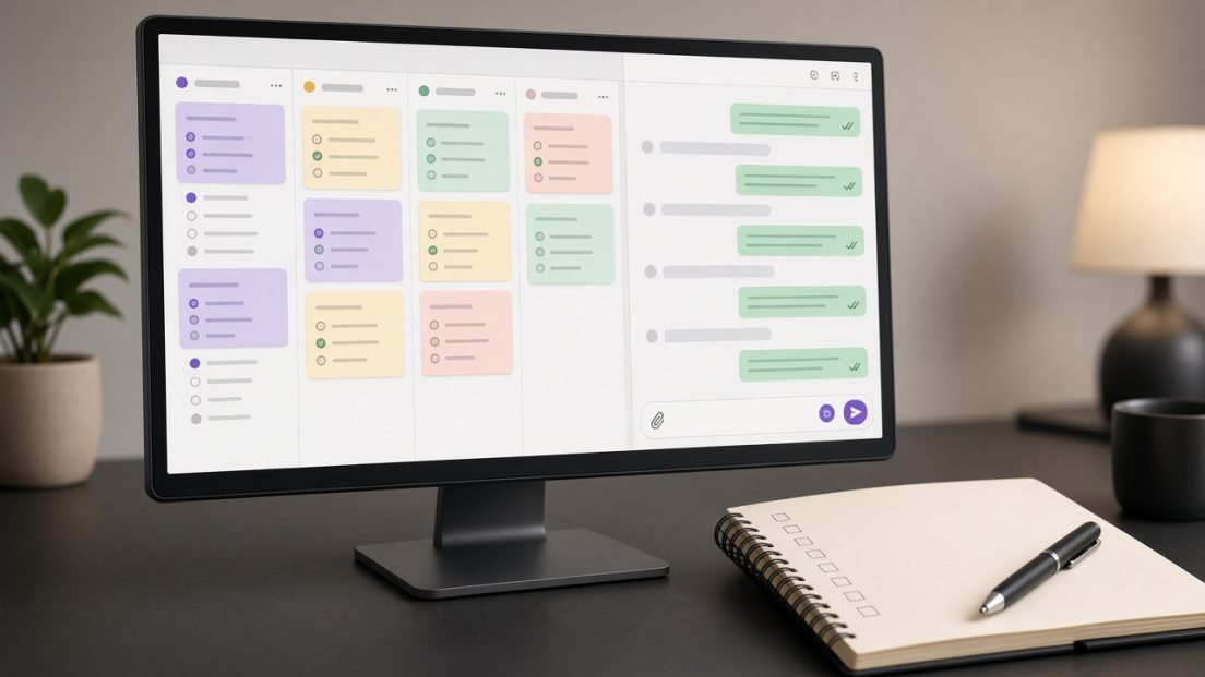 Tasks List with checklists beside the OneBox conversation